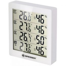 Метеостанция Bresser Temeo Hygro Quadro, белая