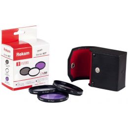 Комплект светофильтров Rekam Starter KIT UV+CPL+FLD 77 мм.