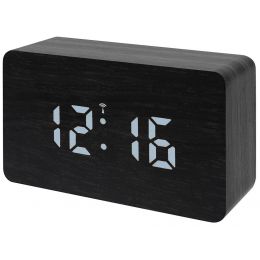 Часы настольные Bresser MyTime W Color LED, черные