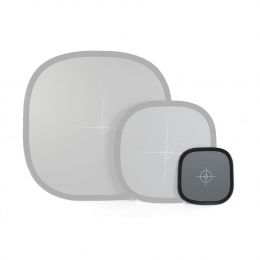 Серая карта Ezybalance 30см 18% Серого/Белый