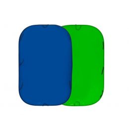 Хромакей складной Collapsible 1.8x2.1м Синий/Зеленый