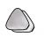 Дифлектор Trigrip треугольный 75см Soft Silver