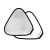 Отражатель треугольный Trigrip 75см Silver/White