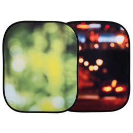 Фон Out of Focus 1.2 x 1.5м Летняя листва/Городские огни