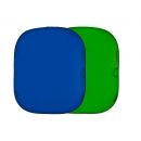 Фон складной Collapsible 1.5x1.8м Chromakey Синий/Зеленый