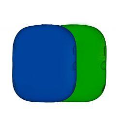 Фон складной Collapsible 1.5x1.8м Chromakey Синий/Зеленый