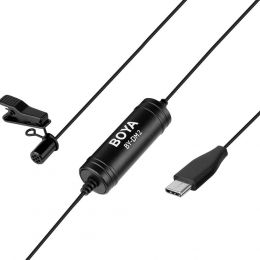 Петличный микрофон Boya BY-DM2 с разъемом USB Type-C