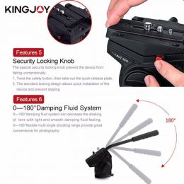 Видео монопод KingJoy MP3008F + VT-3510