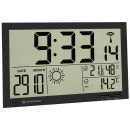 Метеостанция (настенные часы) Bresser MyTime Jumbo LCD, черная