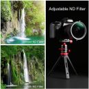 Светофильтр нейтрально-поляризационный K&F Concept 82 мм Nano X-Pro CPL+Variable Fader NDX ND2 - ND32 KF01.1143