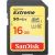 Карта памяти SanDisk SDHC 16GB Class 10 UHS-I U3 Extreme 90Mb/s