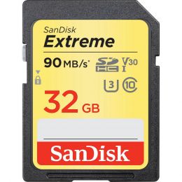 Карта памяти SanDisk SDHC 32GB UHS-I U3 Extreme 90Mb/s